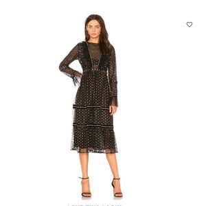 Dodo Bar Or Juleen Dress in Black/Gold SIZE 4